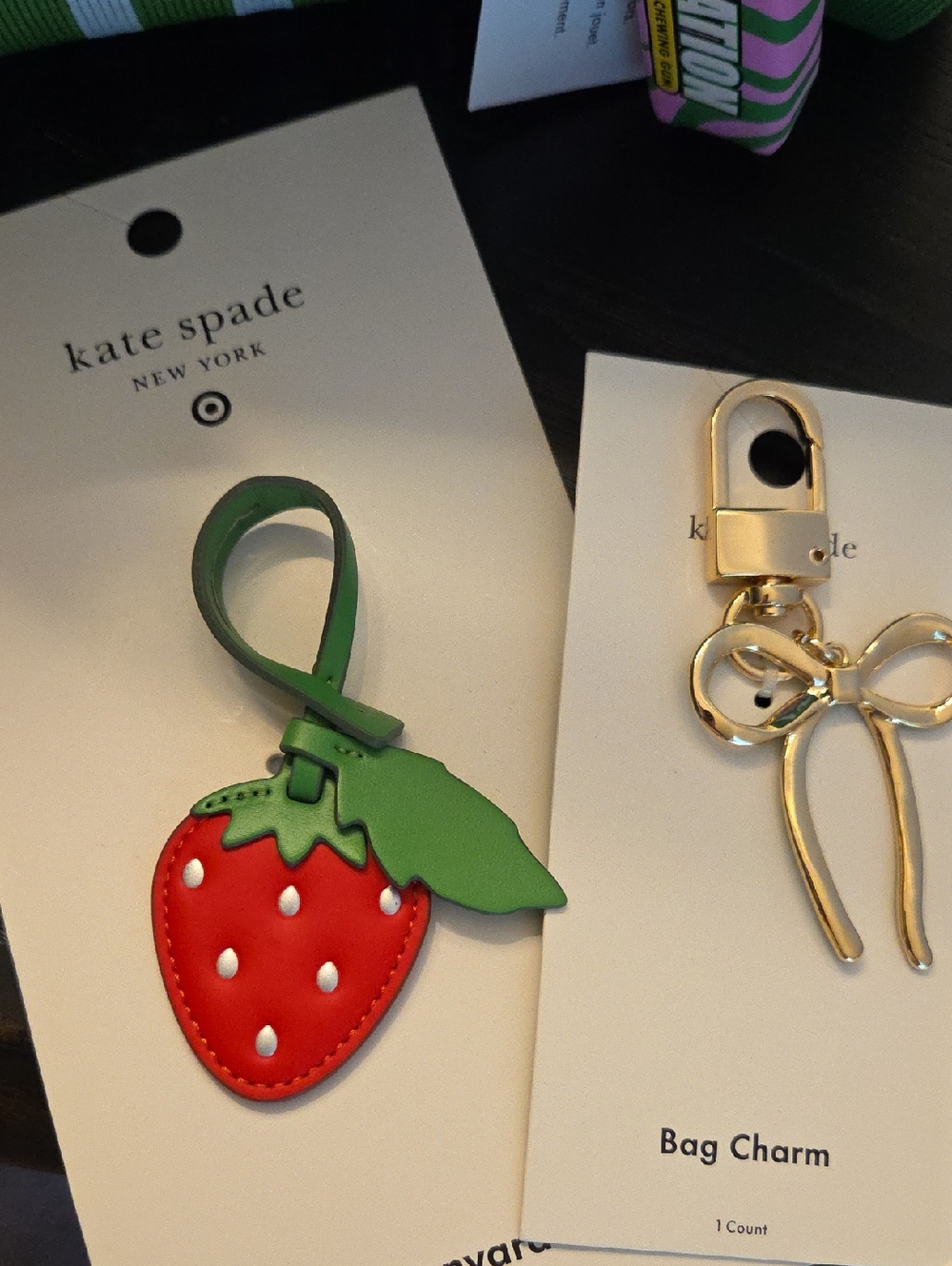 Kate Spade Target collaboration. Includes 3 charms. - Picture 2 of 3